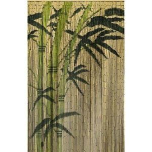 Mouches rideau séparateur de pièce rideau papillons bambou Baguettes 200 x 90 cm 